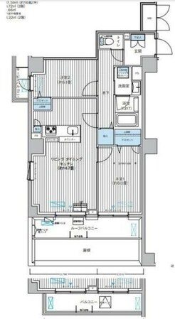 Ｇａｔｅ１２７の物件間取画像